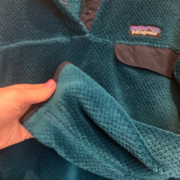 SOLD: Patagonia Teal pullover size W M 🌎🌝🌲 - Picture 6 of 9